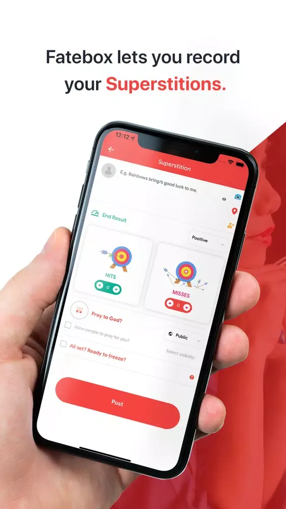 Capturas de tela do Fatebox - A Thinker's app