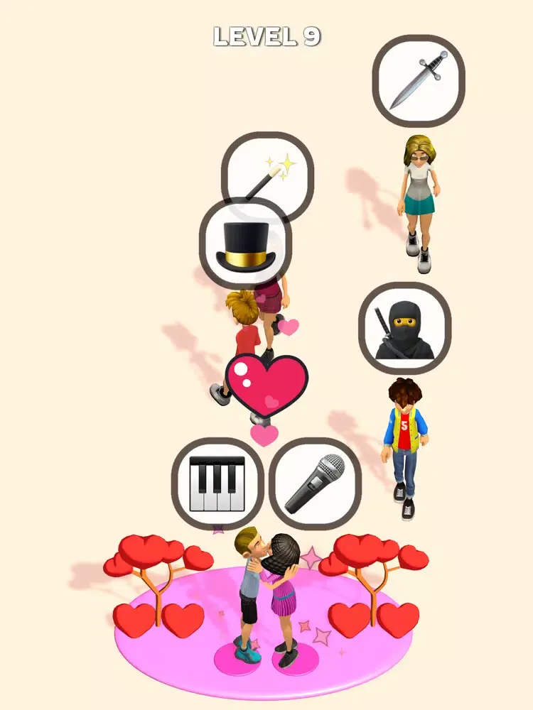 Tangkapan skrin Match Couples iPad 
