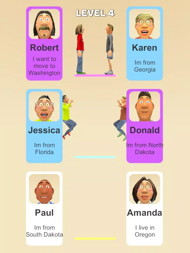Tangkapan skrin Match Couples iPad 