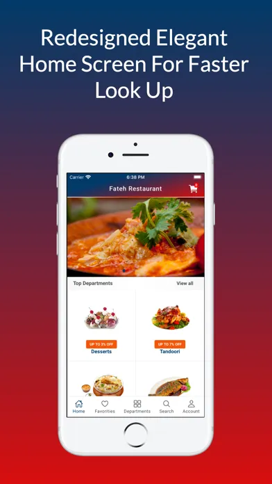 Fateh Restaurant App 스크린샷