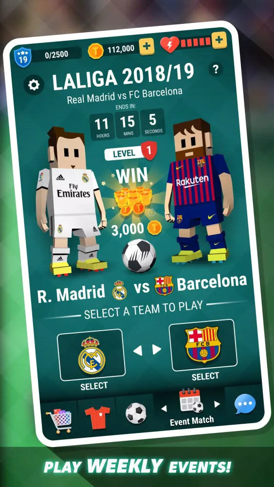 Tiny Striker LaLiga स्क्रीनशॉट