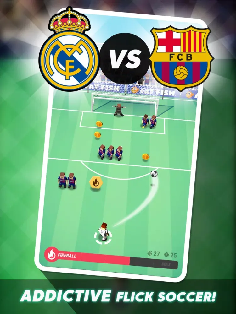 Tiny Striker La Liga iPad  Screenshots