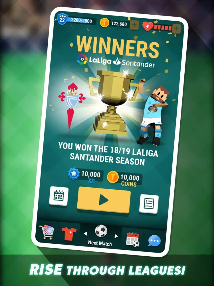 Tiny Striker La Liga iPad  Screenshots