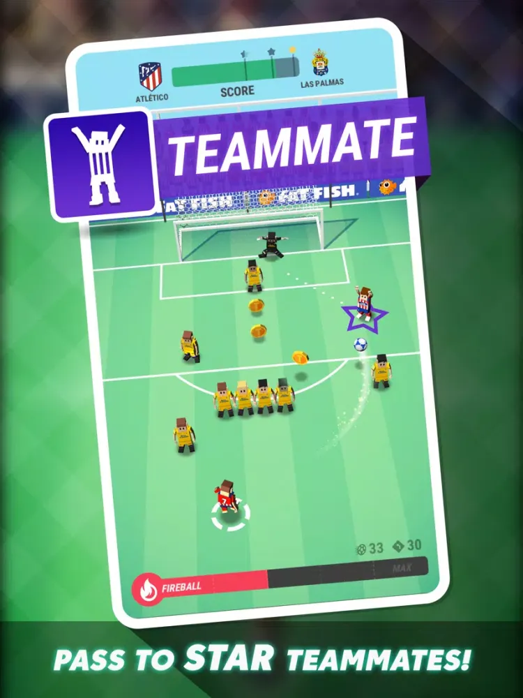 Tiny Striker La Liga iPad  Screenshots