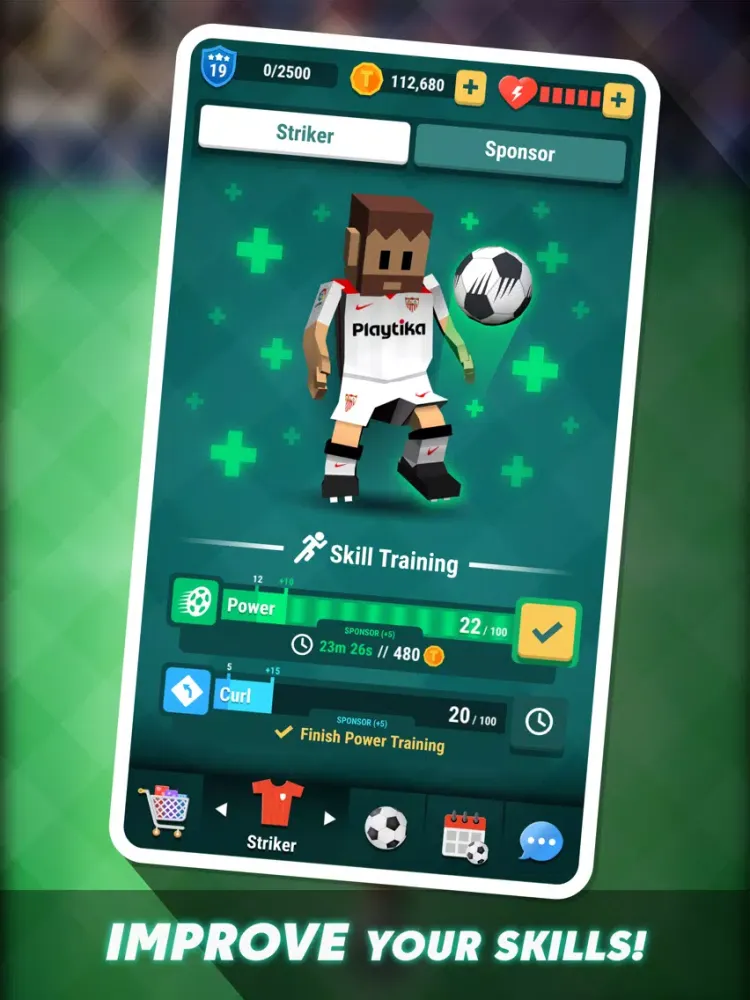 Tiny Striker La Liga iPad  Screenshots