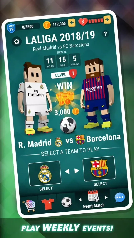 Tiny Striker La Liga Screenshots