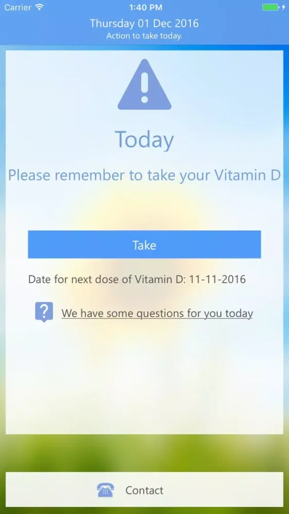Zrzuty ekranu Cambridge Vitamin D