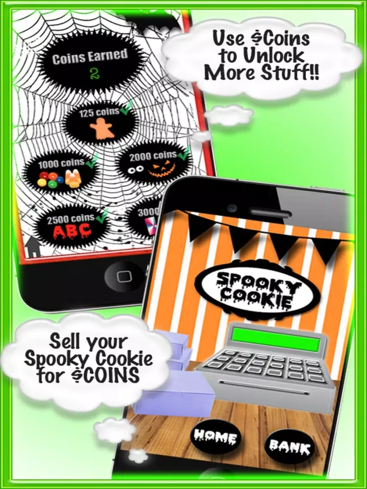 Spooky Cookie FREE HD iPad  Screenshots