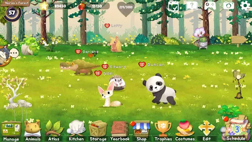 Capturas de pantalla de Animal Forest : Fuzzy Seasons