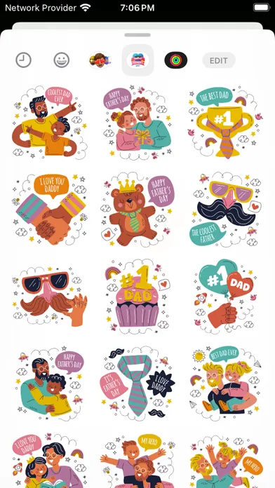 Father’s Day Stickers 2024 スクリーンショット