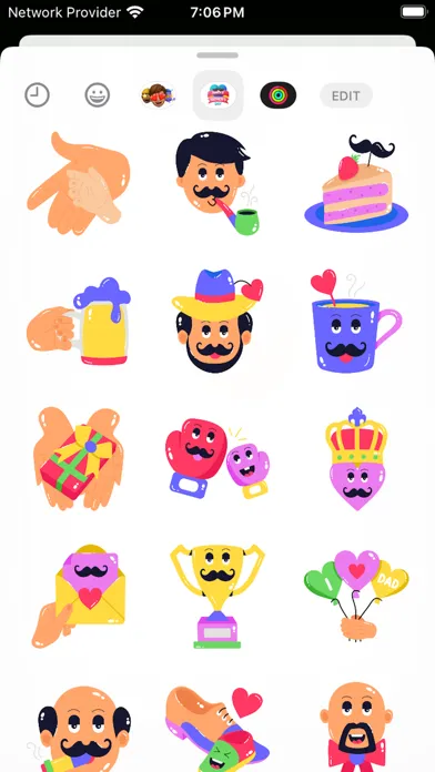 Father’s Day Stickers 2024 スクリーンショット