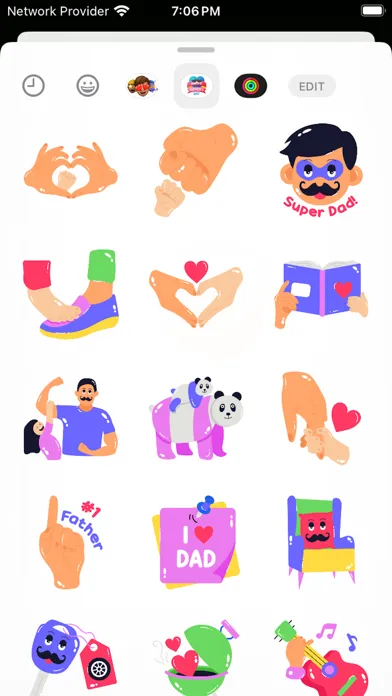 Father’s Day Stickers 2024 スクリーンショット