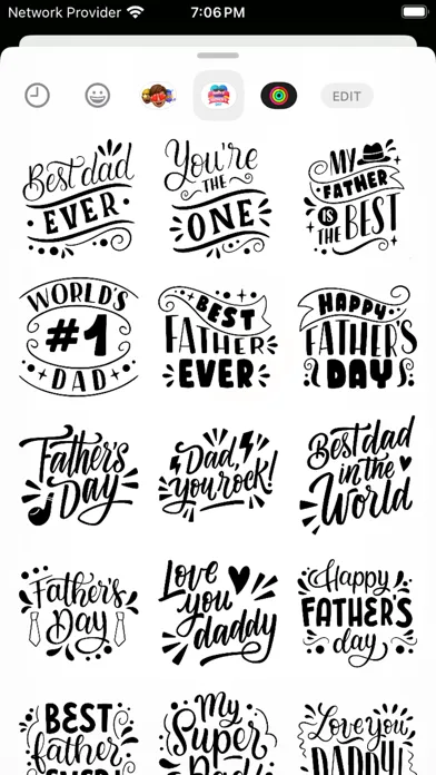 Father’s Day Stickers 2024 スクリーンショット