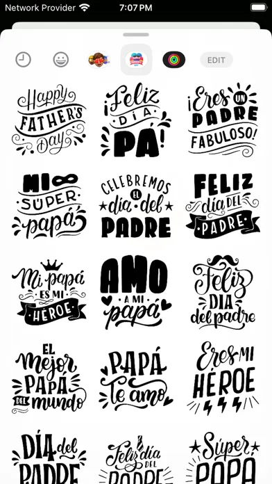 Father’s Day Stickers 2024 スクリーンショット