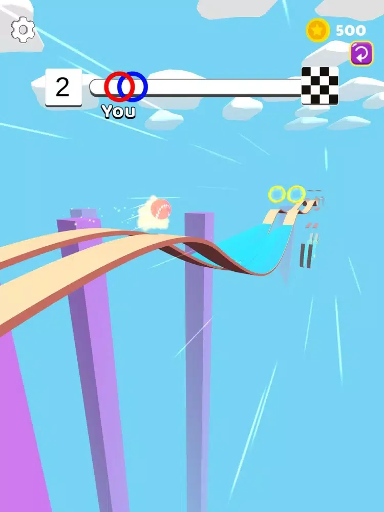 Tangkapan skrin Bounce Ball 3D: Bounce Game iPad 