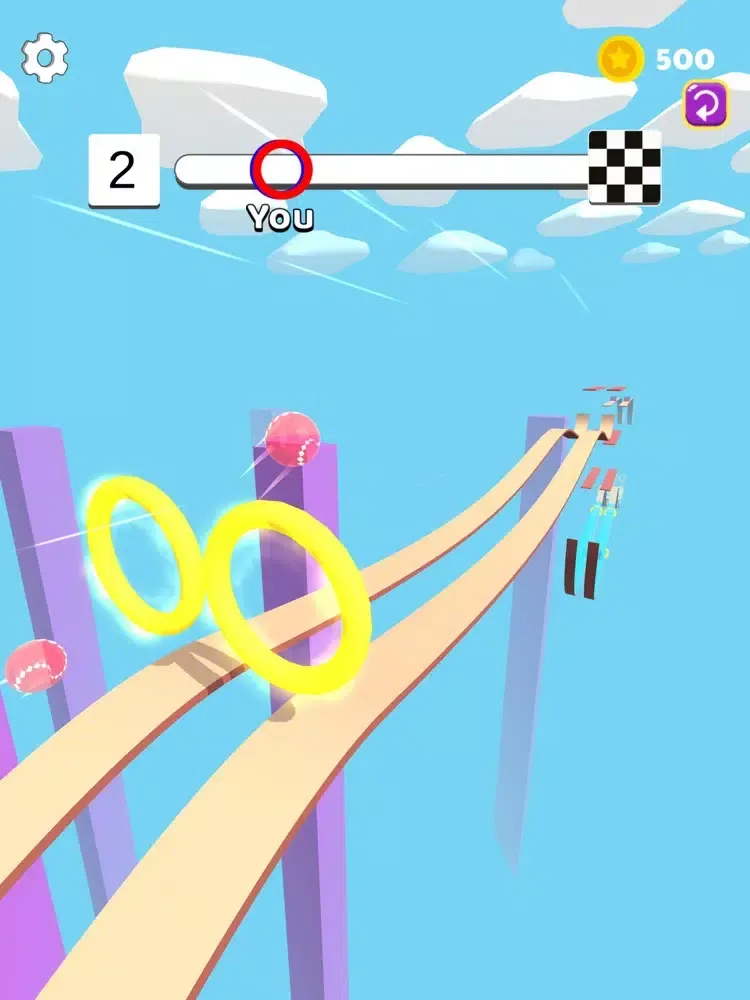 Tangkapan skrin Bounce Ball 3D: Bounce Game iPad 