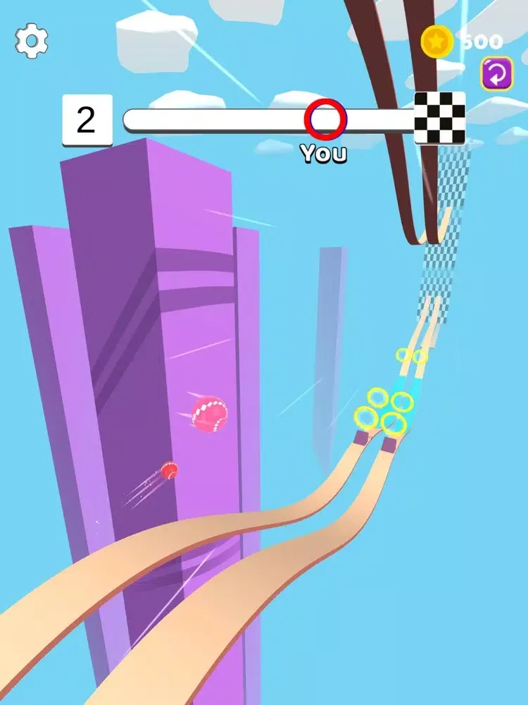 Tangkapan skrin Bounce Ball 3D: Bounce Game iPad 