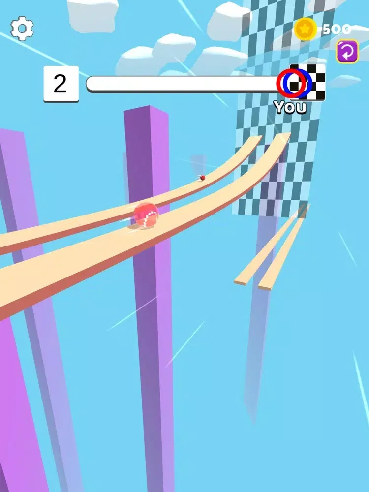 Tangkapan skrin Bounce Ball 3D: Bounce Game iPad 