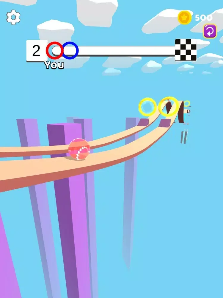 Tangkapan skrin Bounce Ball 3D: Bounce Game iPad 
