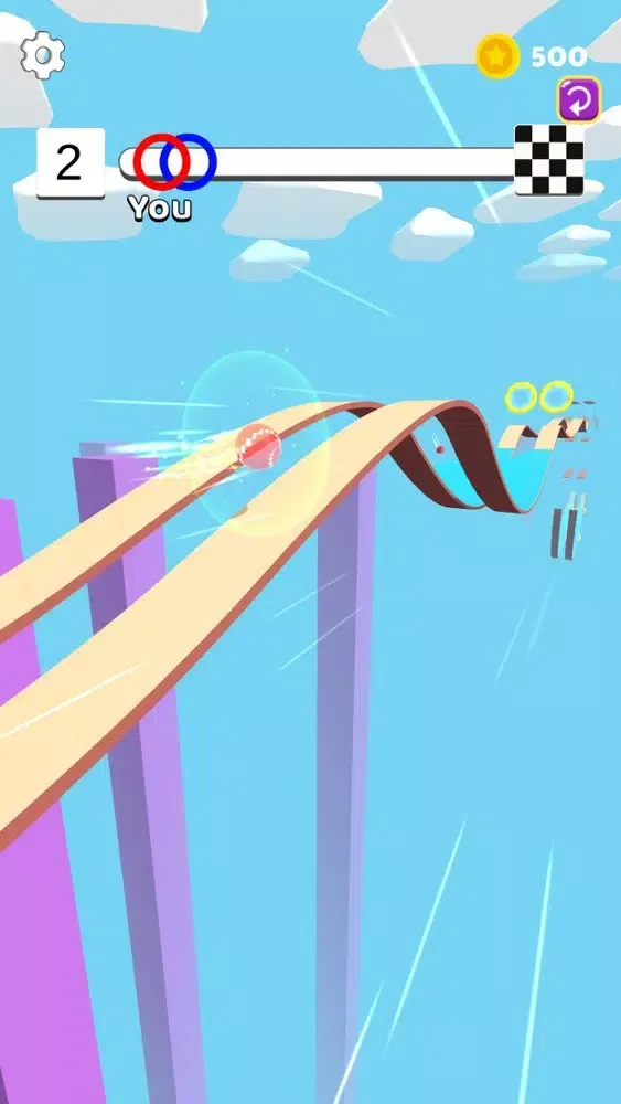 Tangkapan skrin Bounce Ball 3D: Bounce Game