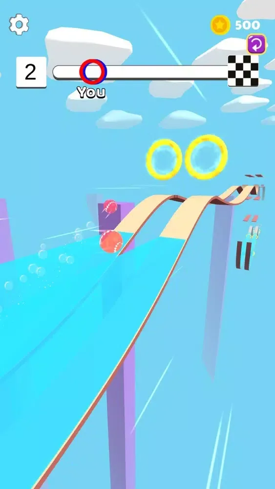 Tangkapan skrin Bounce Ball 3D: Bounce Game