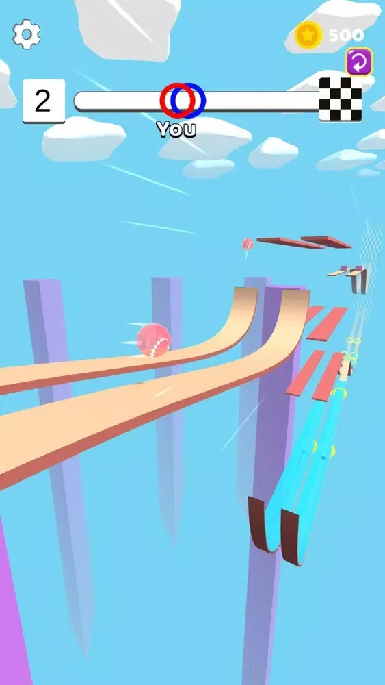 Tangkapan skrin Bounce Ball 3D: Bounce Game