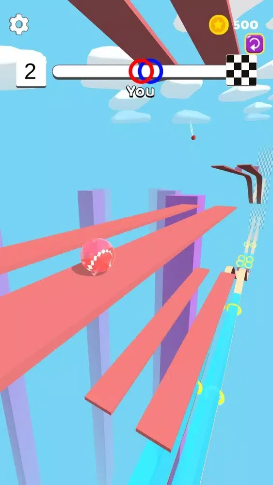 Tangkapan skrin Bounce Ball 3D: Bounce Game