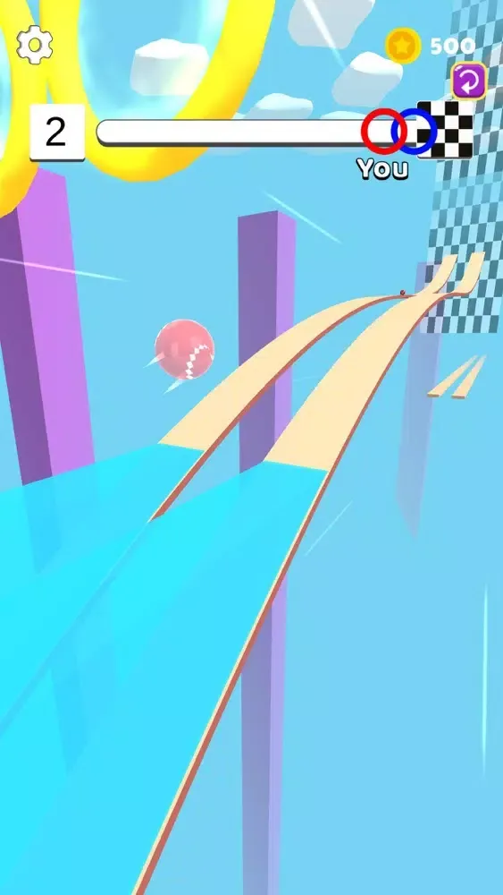 Tangkapan skrin Bounce Ball 3D: Bounce Game
