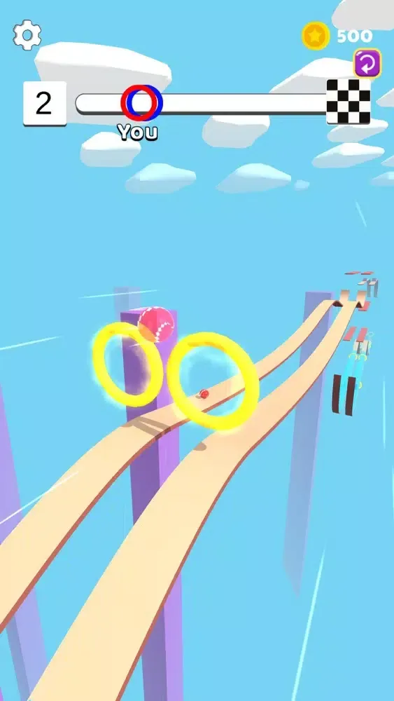 Tangkapan skrin Bounce Ball 3D: Bounce Game