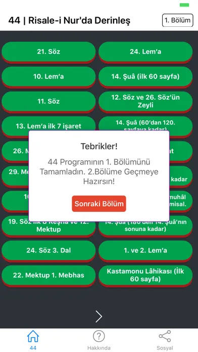 Capturas de tela do 44 Risalei Nurda Derinleş