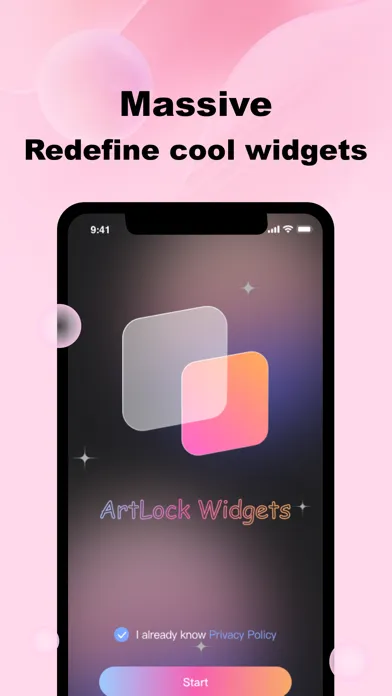Capturas de tela do ArtScreen - LockScreen Themes