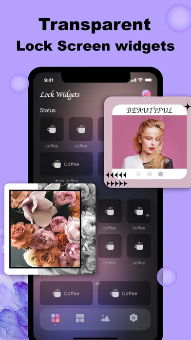 Capturas de tela do ArtScreen - LockScreen Themes