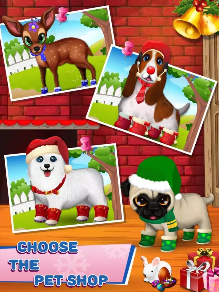 Pet Santa Makeover iPad  Screenshots