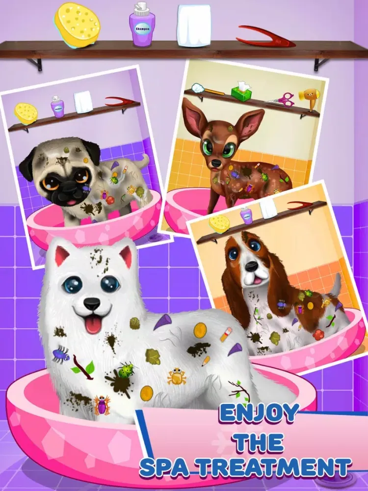 Pet Santa Makeover iPad  Screenshots