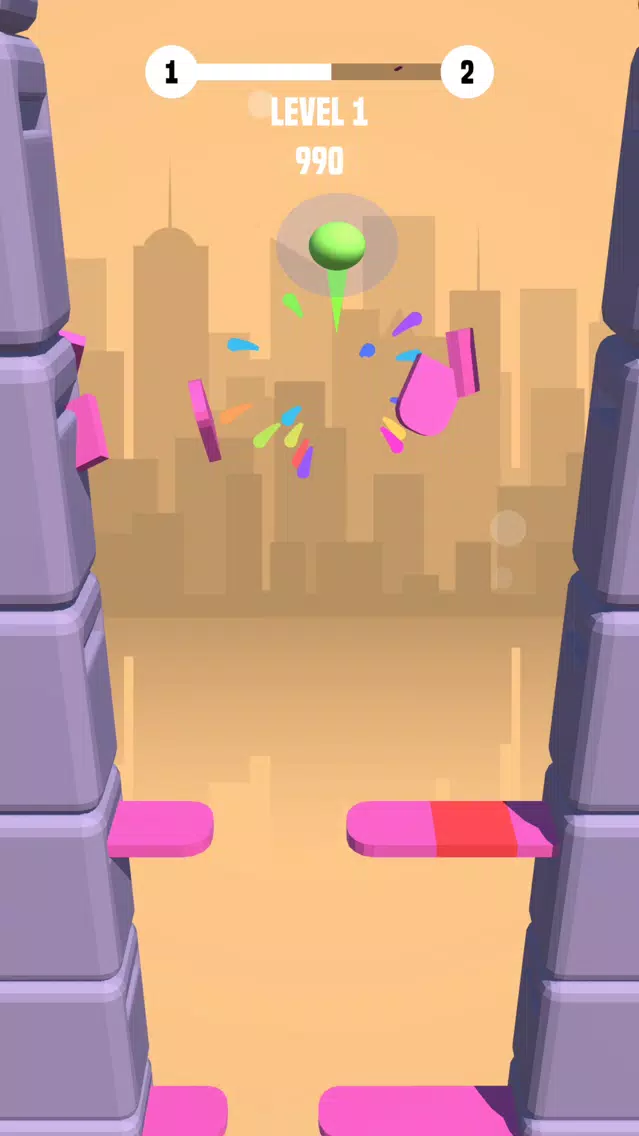 Ảnh chụp màn hình của Sticky Fall