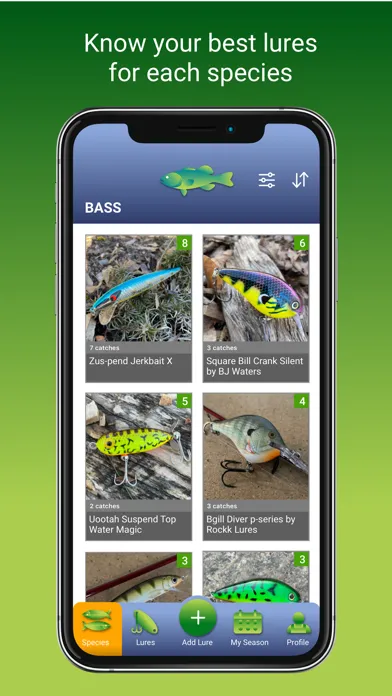 Tangkapan layar Fatsack - Fishing Lure Hub