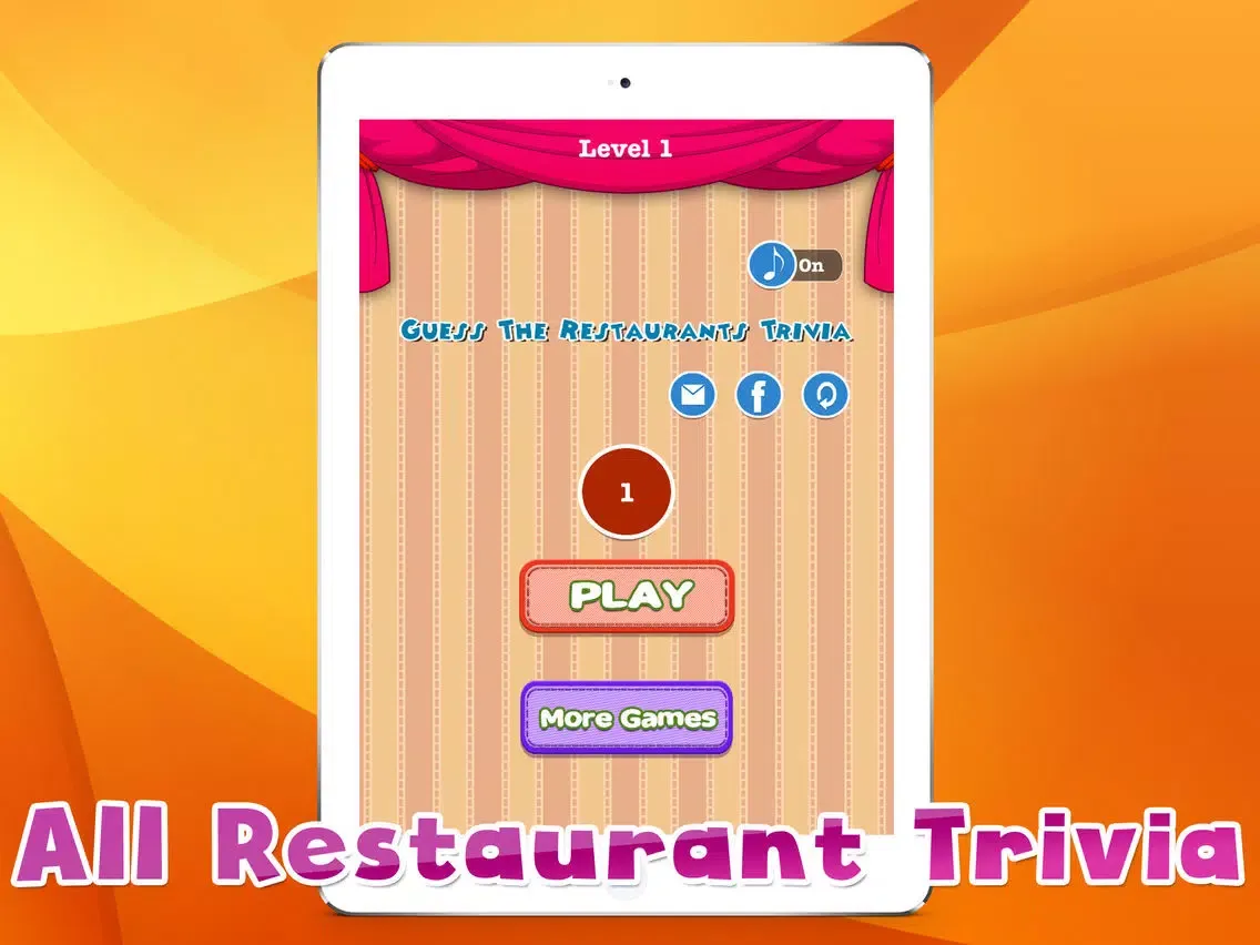 ภาพหน้าจอของ Guess The Restaurant Trivia Quiz - What’s The Restaurant Pics Guess And solve words It!!! iPad 