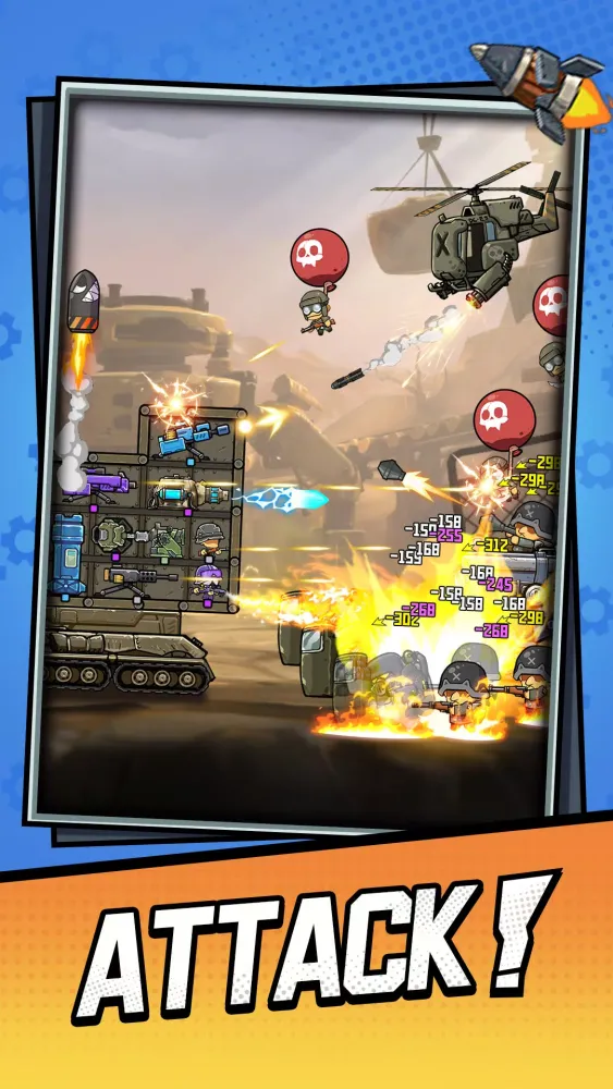 Tangkapan layar Tank Pack Attack