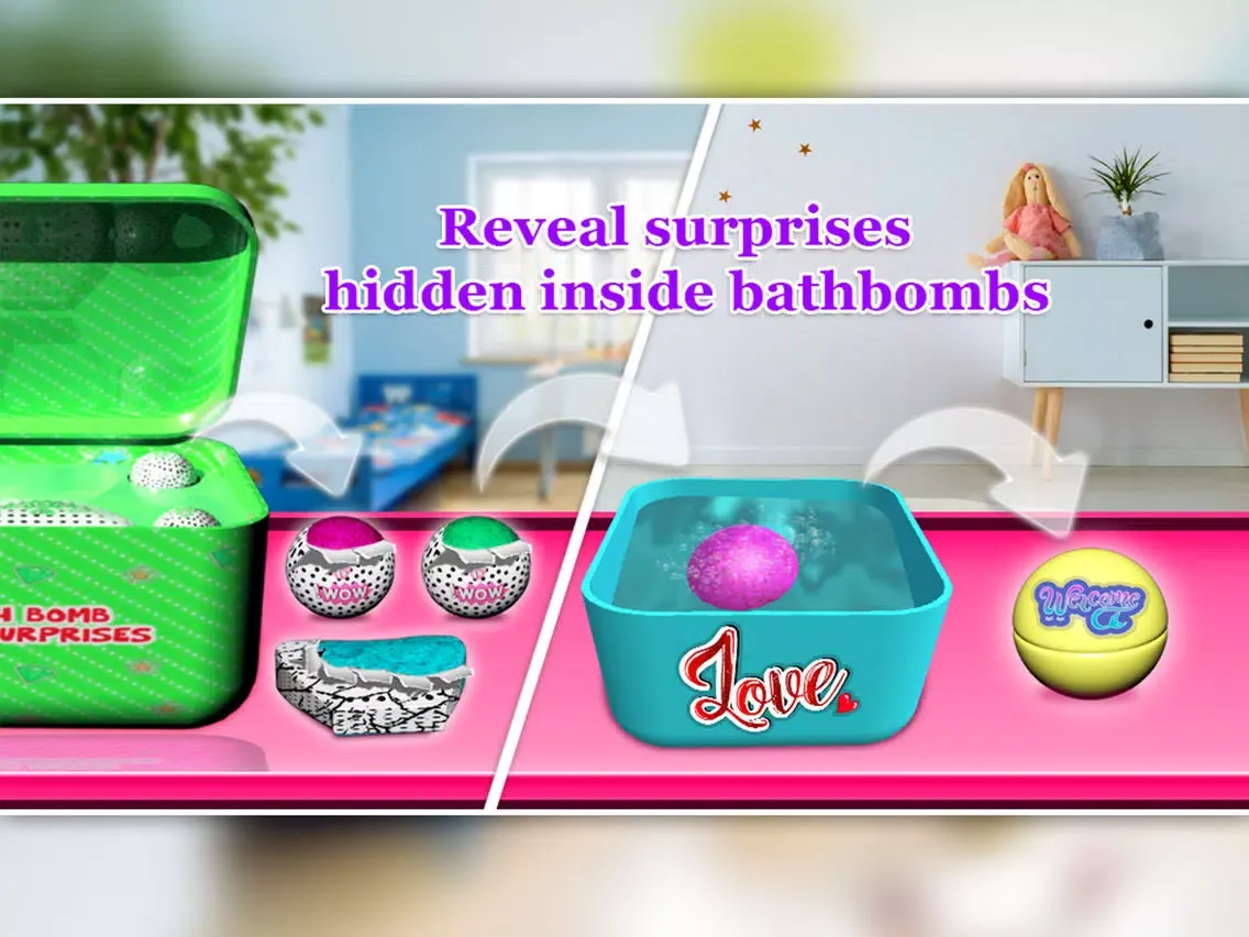 Bubbly Surprise with Bath Bomb iPad  سکرین شاٹس