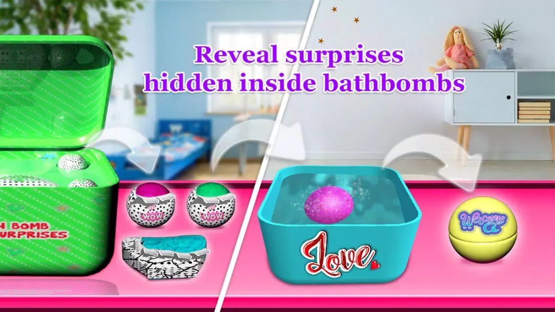 Bubbly Surprise with Bath Bomb سکرین شاٹس