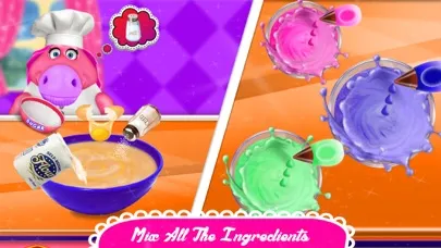 تصاویر Fat Unicorn Cooking Pony Cake