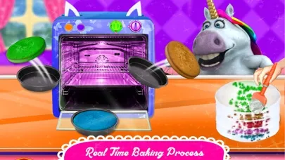 تصاویر Fat Unicorn Cooking Pony Cake
