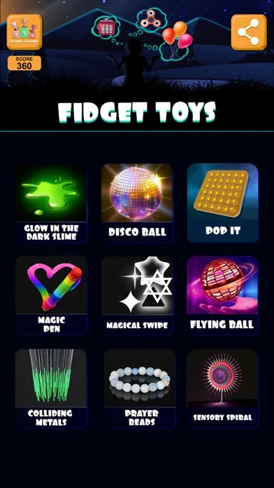 Скриншоты Fidget Toys Set! Sensory Play