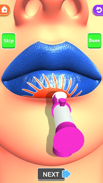 Zrzuty ekranu Lips Done! Satisfying Lip Art