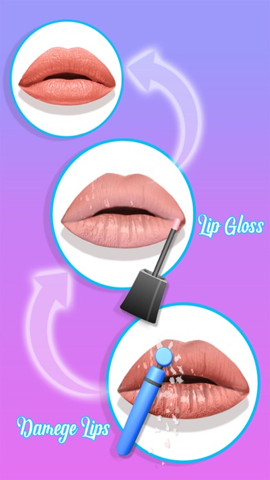 Zrzuty ekranu Lips Done! Satisfying Lip Art