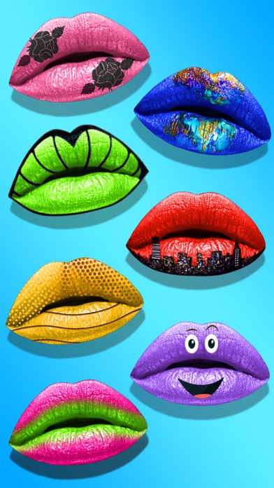 Zrzuty ekranu Lips Done! Satisfying Lip Art