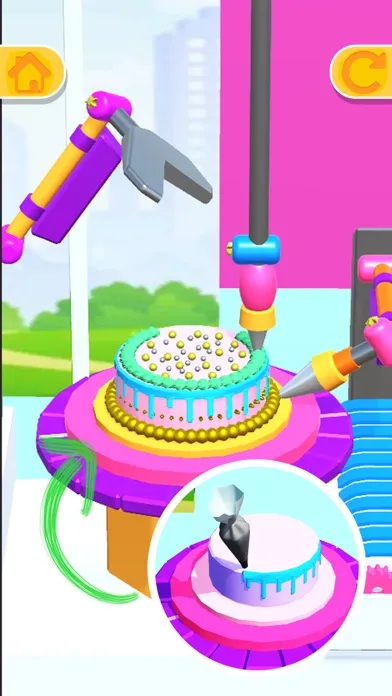 Robotic Cake Factory! Food Fun سکرین شاٹس
