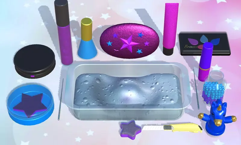 Captures d'écran de Makeup Slime Game! Relaxation