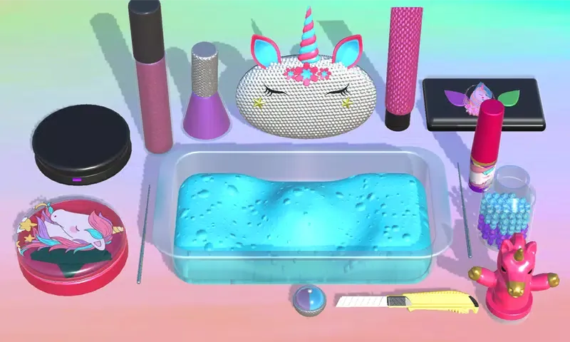 Captures d'écran de Makeup Slime Game! Relaxation