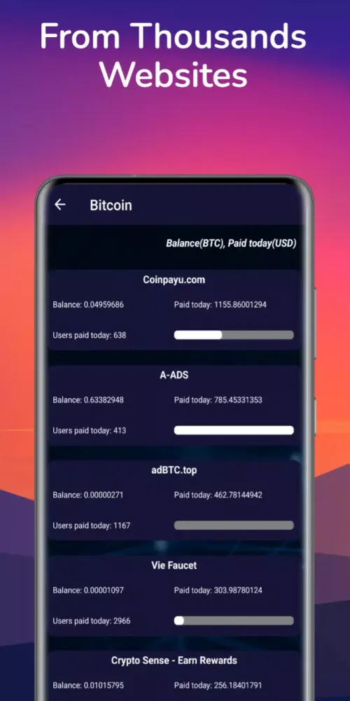 Faucet Link Screenshots